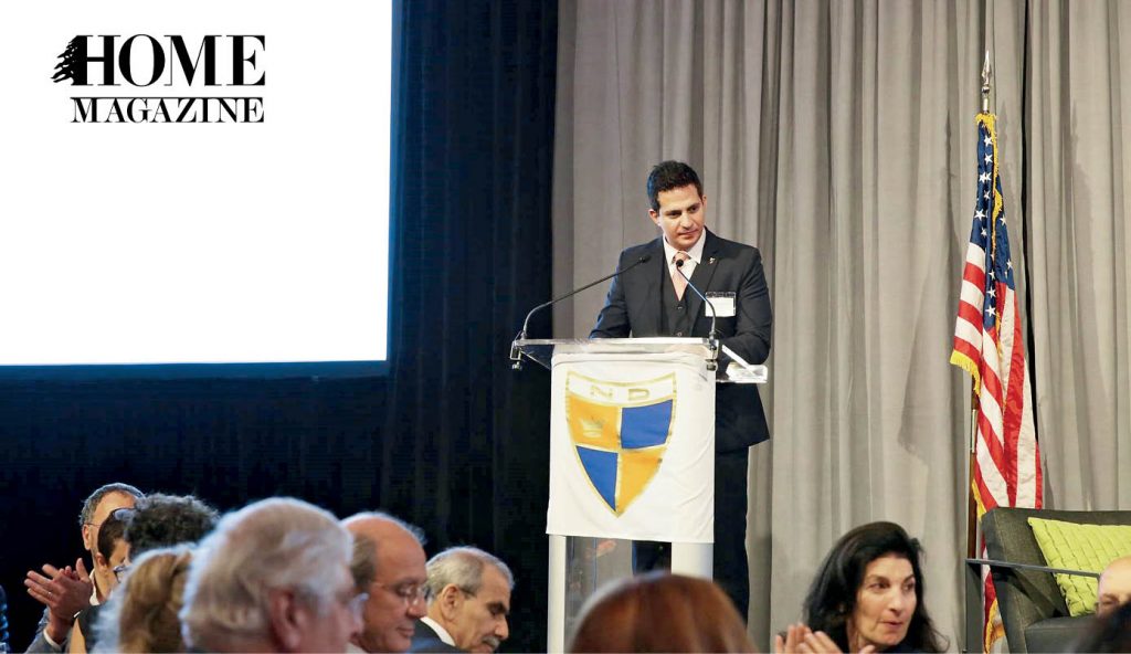 Man giving speech